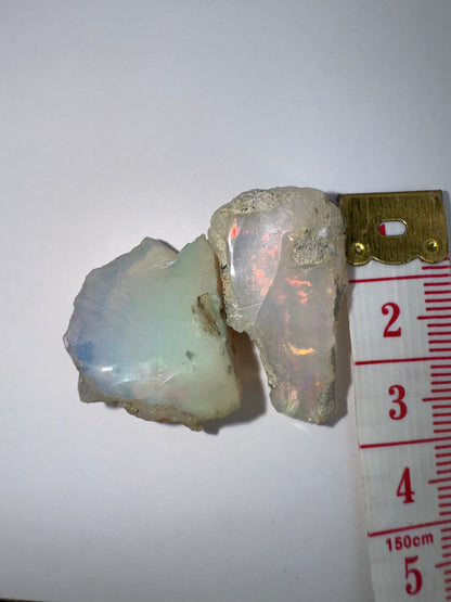 8 (2 opals, 36.75 cts total)