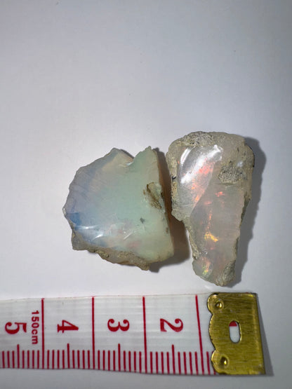 8 (2 opals, 36.75 cts total)