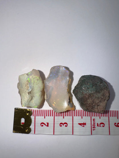 10 (3 opals: 47.40 cts)