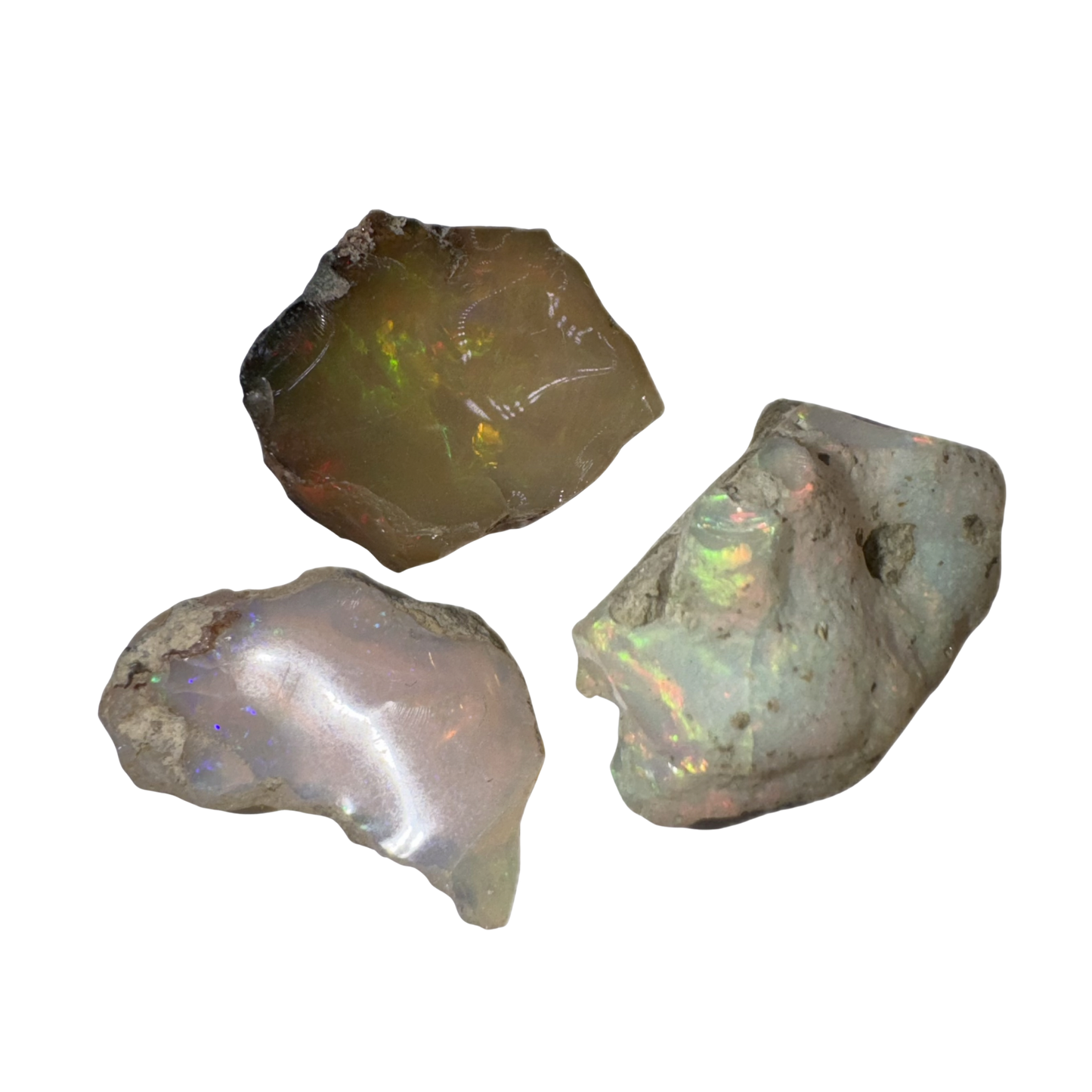 10 (3 opals: 47.40 cts)